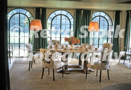 Dining Room, Chartwell House, Kent 1971 - Vintage photo