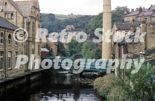 Hebden Bridge, West Yorkshire 1970s - Vintage photo