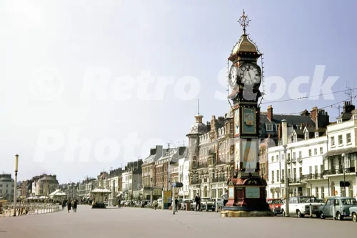 Jubilee Clock Tower, Weymouth 1970 - Vintage photo