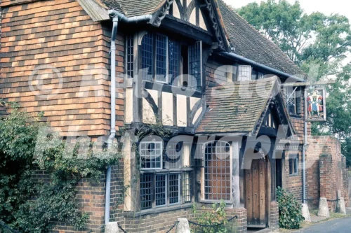 King Henry VIII pub, Hever, Kent 1971 - Vintage photo