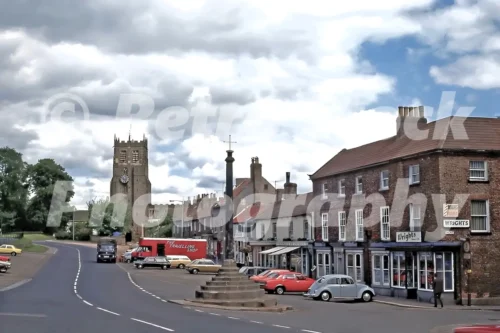 Market Place, Bedale 1977