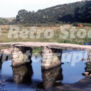 medieval clapper bridge at postbridge dartmoor devon 1975 52151139577 o