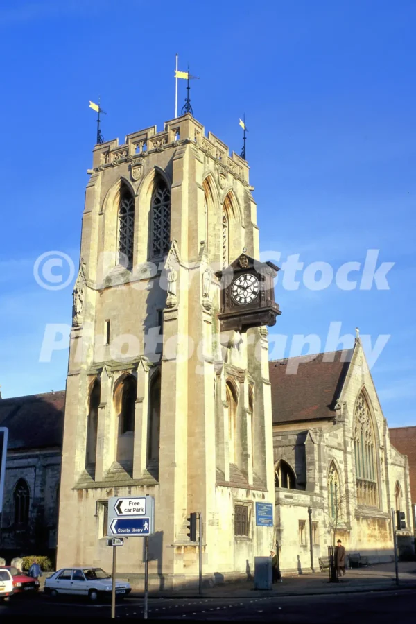 parish church of st john the baptist high street epping essex 1980s 52273448094 o