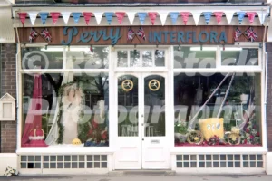 perrys florist harpenden 1977 decorated for the queens silver jubilee 7233997332 o