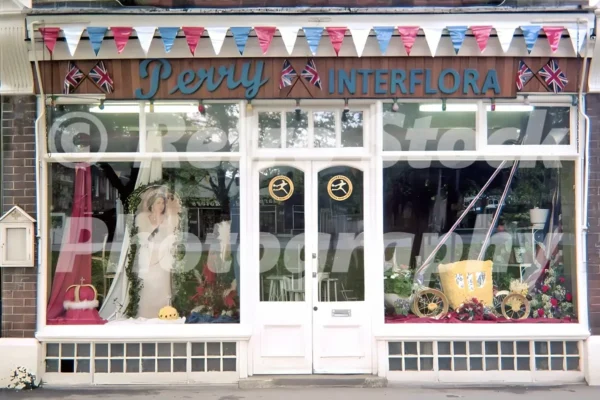 perrys florist harpenden 1977 decorated for the queens silver jubilee 7233997332 o