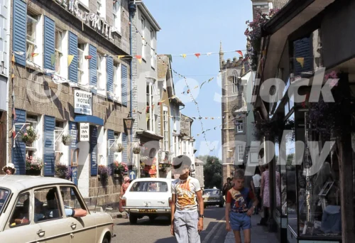 Queens Hotel, St Ives 1977 - Vintage photo