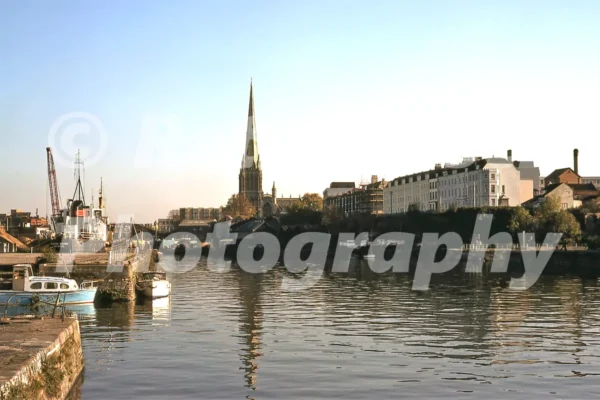st mary redcliffe and the docks bristol 1976 52152191891 o