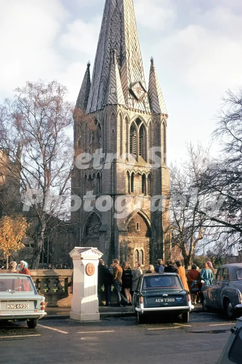 St Mary's Church, Long Sutton 1970 - Vintage photo