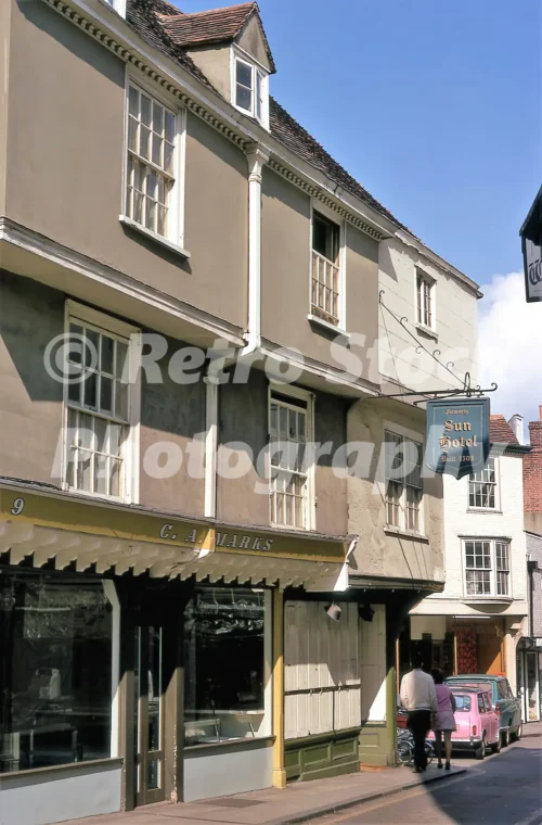 Sun Hotel, Canterbury 1971