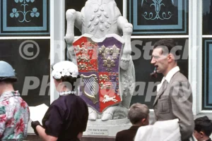 the queens beasts outside westminster abbey queens coronation 1953 52741657698 o