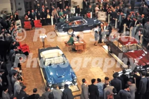 aston martin stand at london motor show earls court 1962 52741807275 o