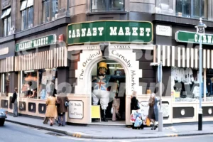 carnaby market london corner of beak street and warwick street 1975 52741149654 o