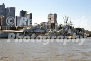 HMS Belfast and HNLMS Overijssel (D815) 1979