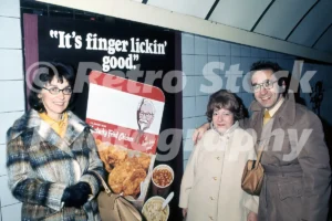 Kentucky Fried Chicken, London Underground 1973