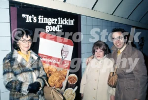 kentucky fried chicken advert on the underground 1973 52741120739 o