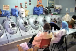 Lancaster Gate Laundromat, Craven Terrace 1974