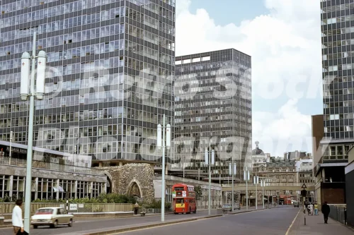 London Wall, London 1967 - Vintage photo