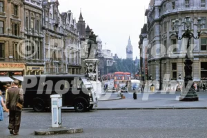 looking down whitehall from trafalgar square london 1960 52784314701 o