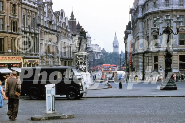 looking down whitehall from trafalgar square london 1960 52784314701 o
