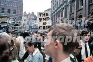 Petticoat Lane market, London 1970s - Vintage photo