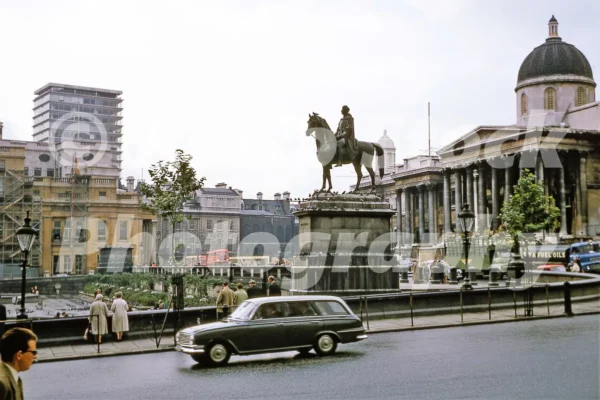 national gallery and trafalgar square london 1965 28473745757 o