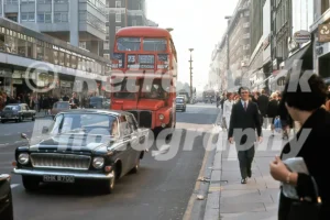 Oxford Street, London 1970 - Vintage photo