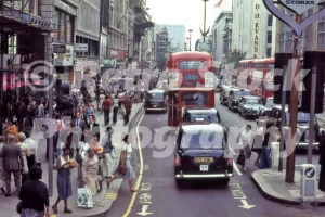 Oxford Street, London 1977 - Vintage photo