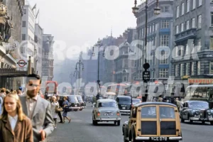 Oxford Street, London c1960 - Vintage photo