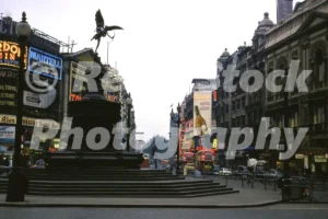 Piccadilly Circus, London 1963 - Vintage photo