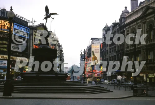 Piccadilly Circus, London 1963 - Vintage photo