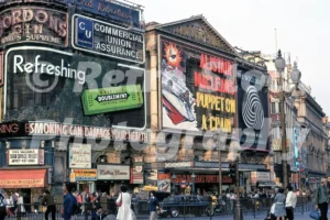 Piccadilly Circus, London 1971 - Vintage photo