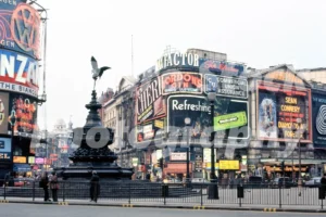 Piccadilly Circus, London 1972 - Vintage photo
