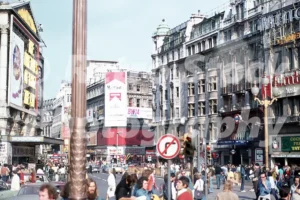 Piccadilly Circus, London 1974 - Vintage photo