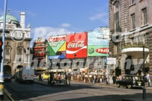 Piccadilly Circus, London 1979 - Vintage photo