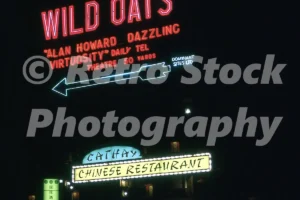 Piccadilly Theatre sign, Glasshouse Street 1977