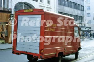 Royal Mail van in London 1979 - Vintage photo