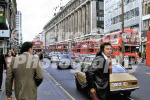 Oxford Street, London 1972 - Vintage photo