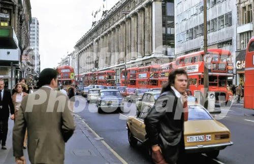Oxford Street, London 1972 - Vintage photo