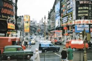 Piccadilly Circus, London 1964