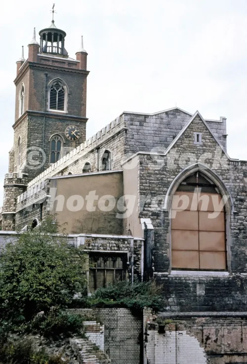 St Giles Cripplegate, London 1963