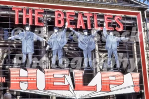 The Beatles 'Help', London Pavilion. Piccadilly Circus 1965