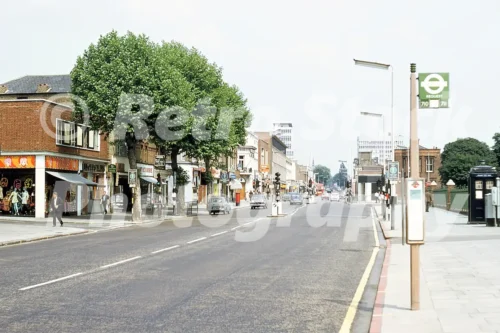Uxbridge Road, Ealing 1969 - Vintage photo
