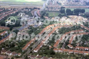 view of heston from a plane landing at heathrow 1969 52784316346 o