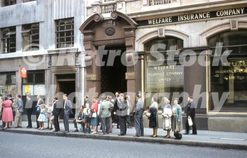 Cannon Street, London 1960 - Vintage photo