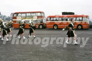 Military Band in Edinburgh 1966