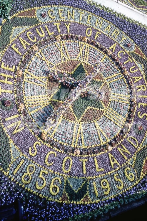 Edinburgh Floral Clock 1956