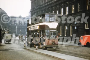 edinburgh tram 156 seen in 1955 52234393440 o