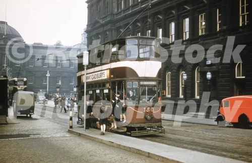 edinburgh tram 156 seen in 1955 52234393440 o