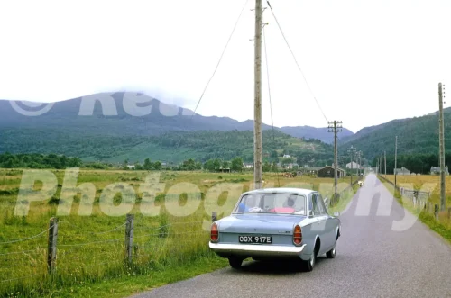 Ford Corsair near Invercannich 1967