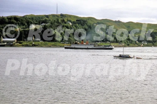 TS King George V entering Oban 1973